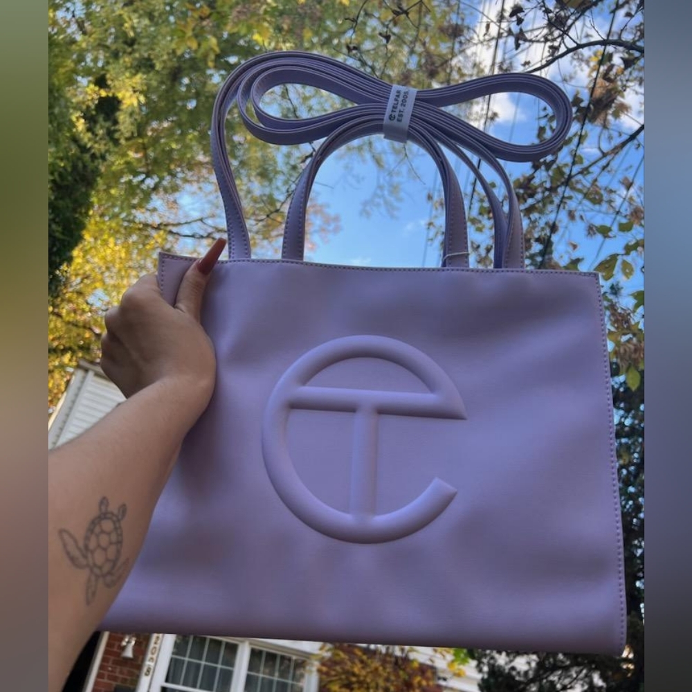 New Medium Lavendar Telfar Tote Bag